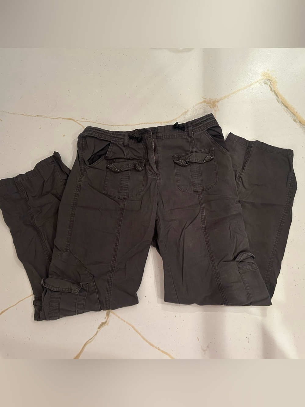 Grey Brandy Cargo Pants